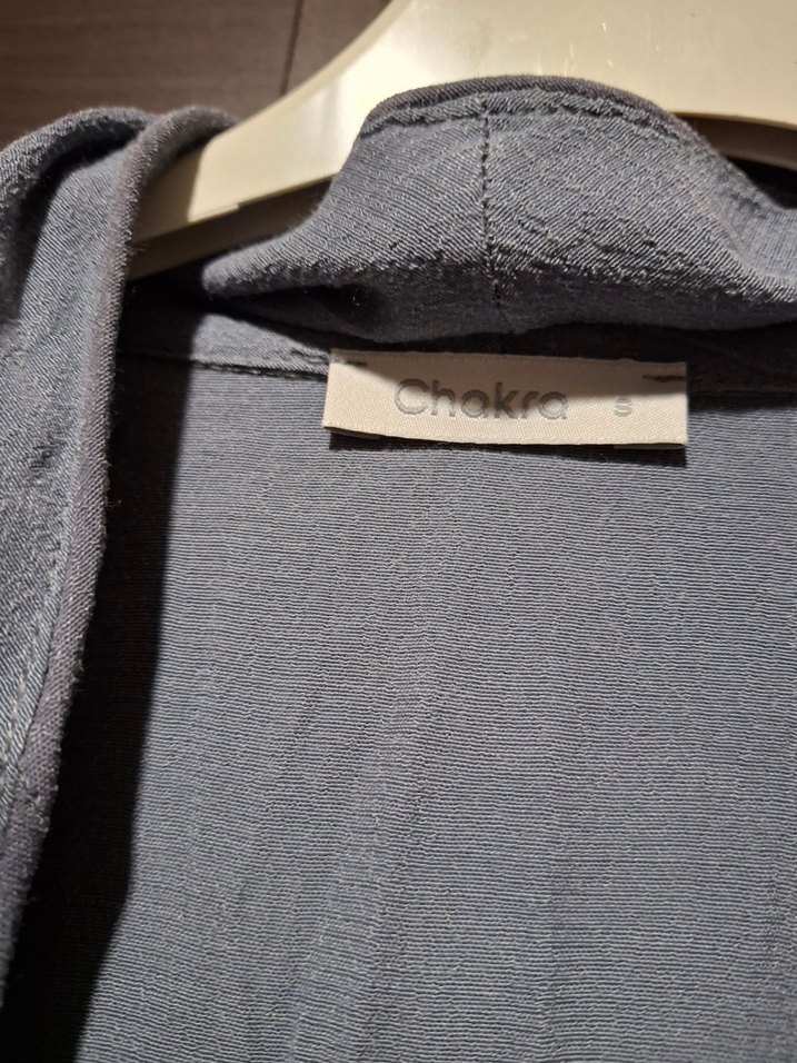 Gri Uzun Kadın kimono - Görsel 4