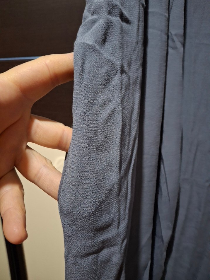 Gri Uzun Kadın kimono - Görsel 2