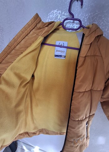 Sarı Erkek Çocuk Fermuarlı Mont - Görsel 4