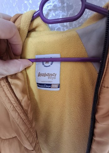 Sarı Erkek Çocuk Fermuarlı Mont - Görsel 8