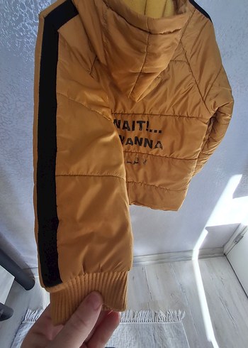 Sarı Erkek Çocuk Fermuarlı Mont - Görsel 12