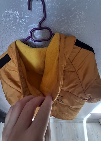 Sarı Erkek Çocuk Fermuarlı Mont - Görsel 11