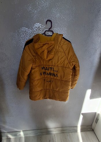 Sarı Erkek Çocuk Fermuarlı Mont - Görsel 9