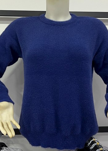 Diğer Kadın Lacivert Oversize Triko Kazak