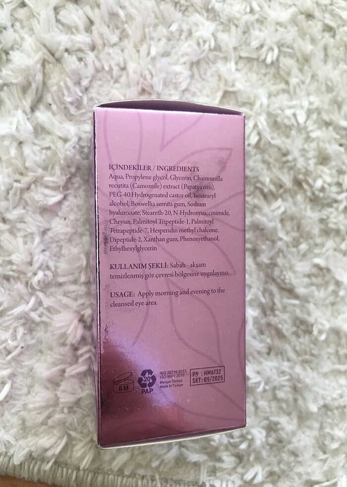 Homm bitkisel göz altı serumu - Görsel 2