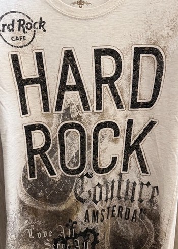 Hard Rock Baskılı Tişört Amsterdam - Görsel 3