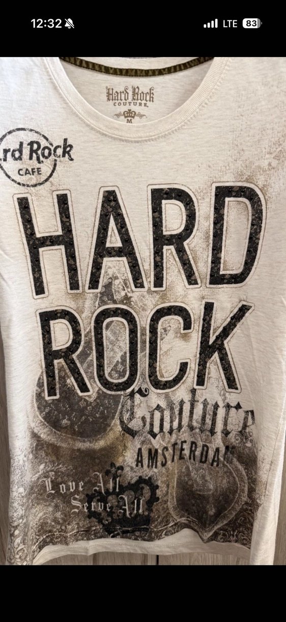 Hard Rock Baskılı Tişört Amsterdam - Görsel 3