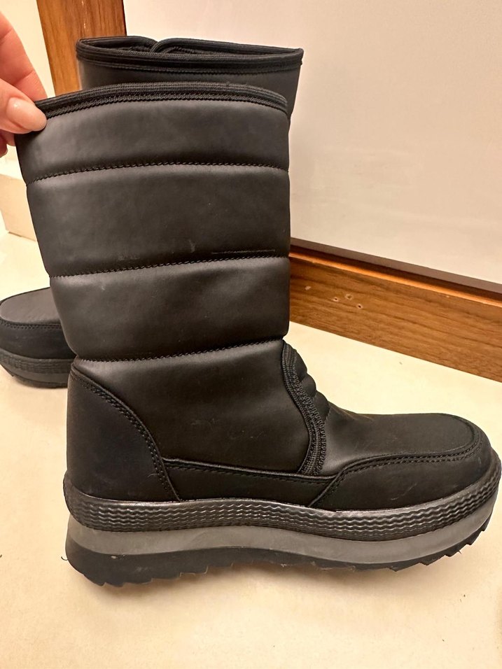 Siyah Çocuk Kar Botu - Görsel 4