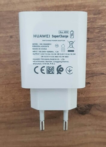 Huawei Hızlı şarj Adaptörü 40W