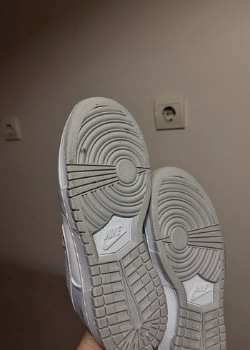 37 Beden Gri unisex Spor Ayakkabısı nike dunk