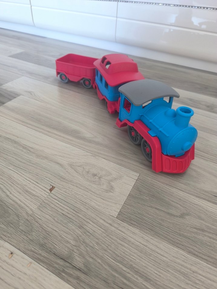 Renkli Plastik Oyuncak Tren Seti kanz - Görsel 2