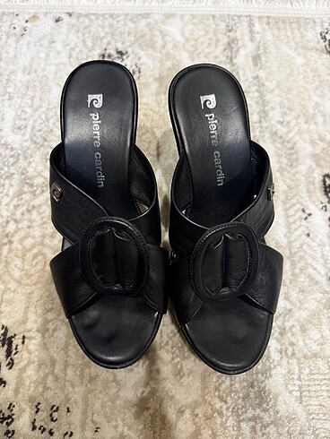 Pierre Cardin topuklu kadın terliği