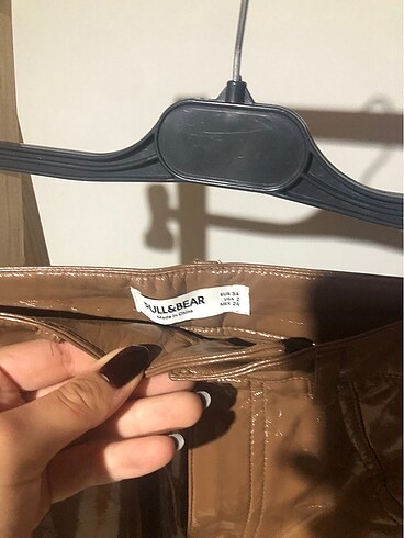 Pull and Bear Pull bear deri pantolon