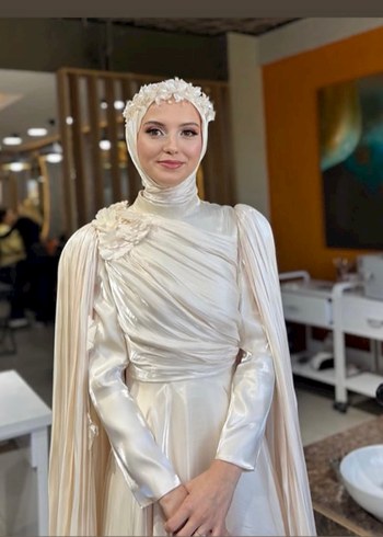 İnci Boncuklu Beyaz Kadın Saç Aksesuarı - Görsel 3