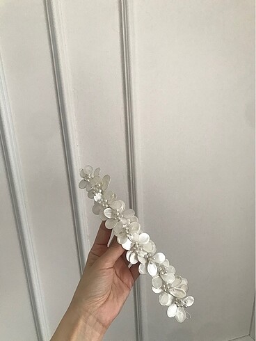  Beden Sedef yapraklı gelin tacı