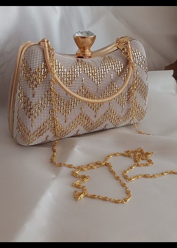Zara Telkırma zikzak desen gece çantası