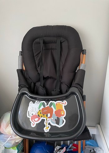 Civil Siyah Bebek Mama Sandalyesi