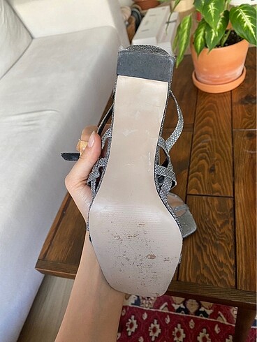 37 Beden gri Renk Shoes&More Topuklu Ayakkabı