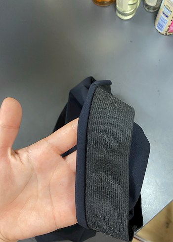 Siyah Elastik Mini Etek - Görsel 3