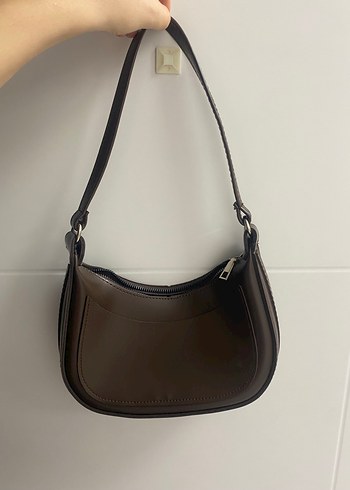 Kahverengi Deri Kadın Çanta - Görsel 2