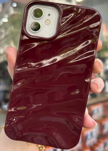 Parlak Bordo Telefon Kılıfı - Görsel 2