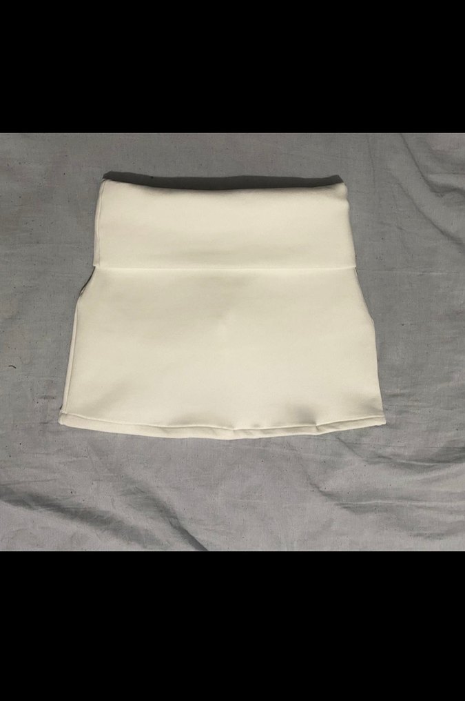 Beyaz şortlu Mini Etek - Görsel 3