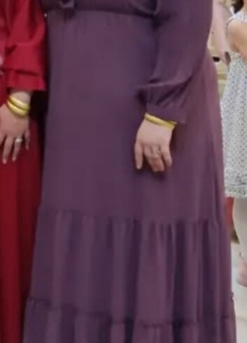 tesettür şifon elbise 