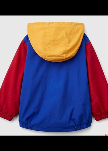 Benetton yağmurluk Çok Renkli Kapüşonlu Erkek bebek - Görsel 2