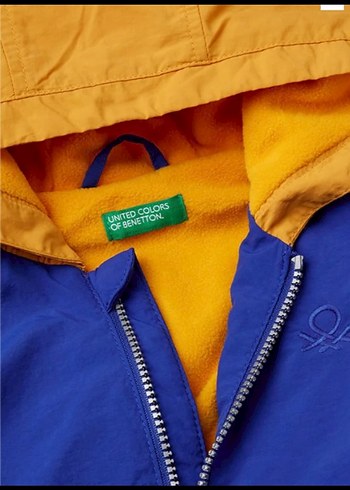 Benetton yağmurluk Çok Renkli Kapüşonlu Erkek bebek - Görsel 3