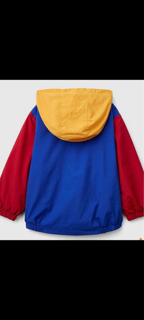 Benetton yağmurluk Çok Renkli Kapüşonlu Erkek bebek - Görsel 2