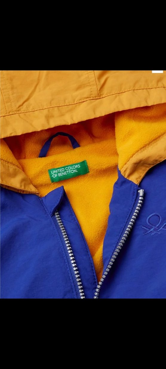 Benetton yağmurluk Çok Renkli Kapüşonlu Erkek bebek - Görsel 3