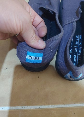 Gri Çocuk Spor Ayakkabısı - TOMS