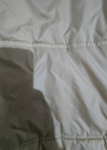 Bej Kadın Midi Ceket, Boğazlı, Fermuarlı - Görsel 4