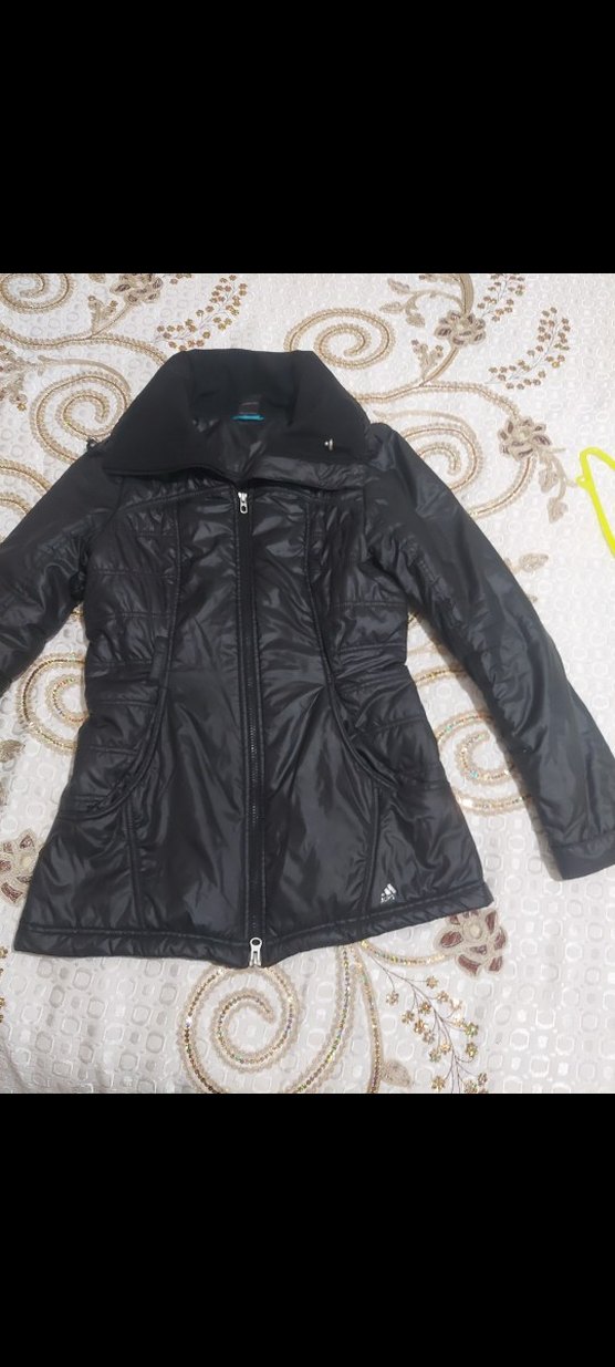 Siyah Fermuarlı Kısa Kadın Kışlık Mont - Görsel 2