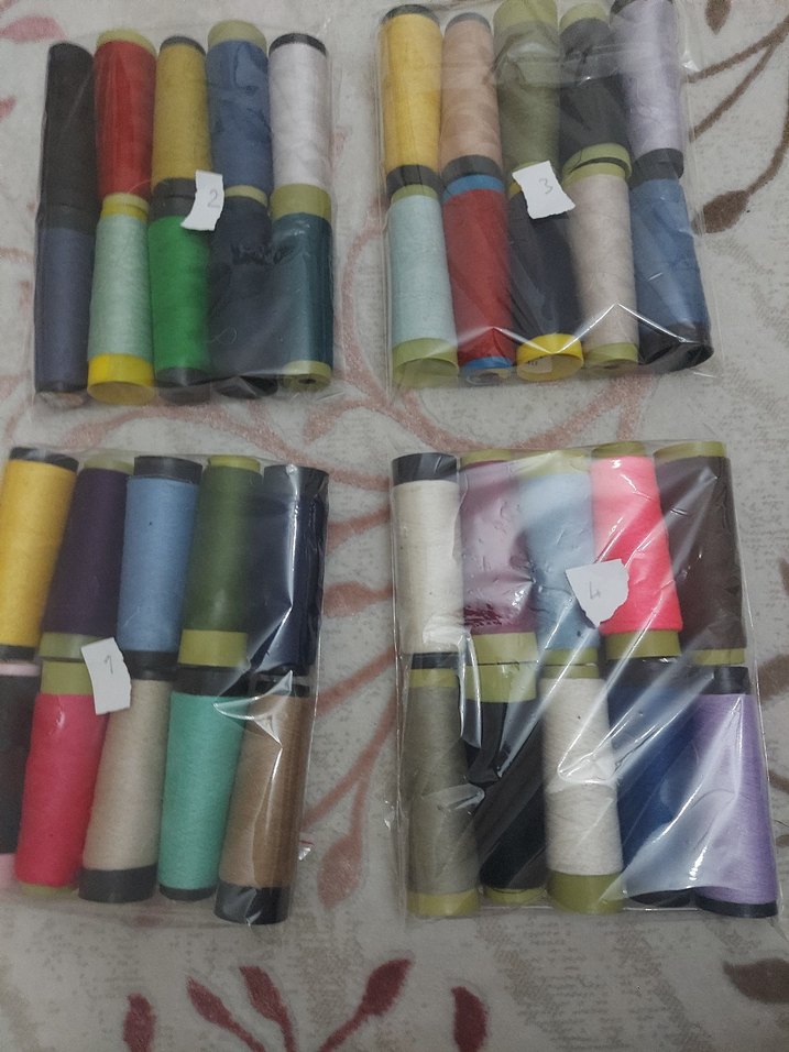 Çeşitli Renklerde Nakış İplik Seti - Görsel 3