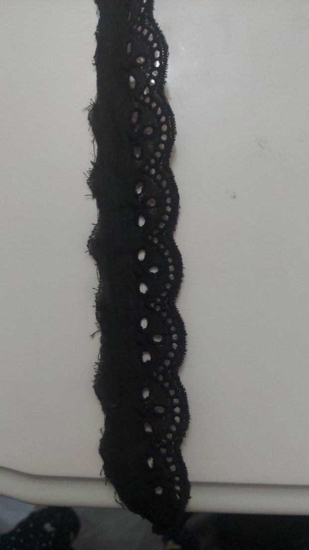 %100 Pamuk fisto dantel 10 metre fiyatıdır - Görsel 2