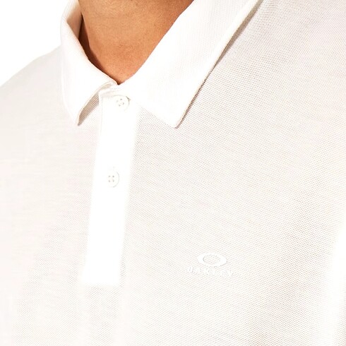 Oakley Oakley Polo Yaka Beyaz T-Shirt
