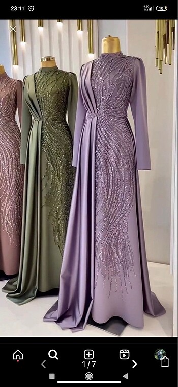 Pınar şems taşlı abiye