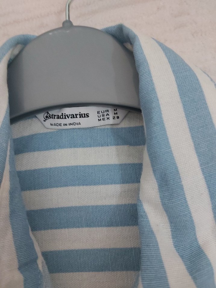 Uzun Kollu Keten Gömlek - Görsel 2