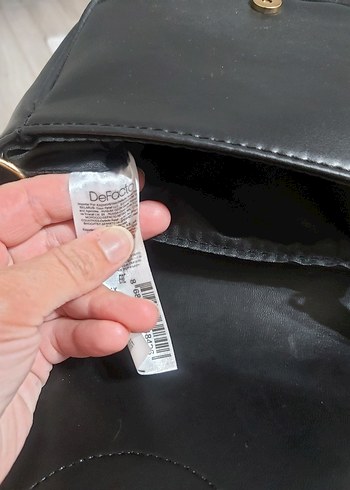 siyah mini çarpraz çanta - Görsel 5