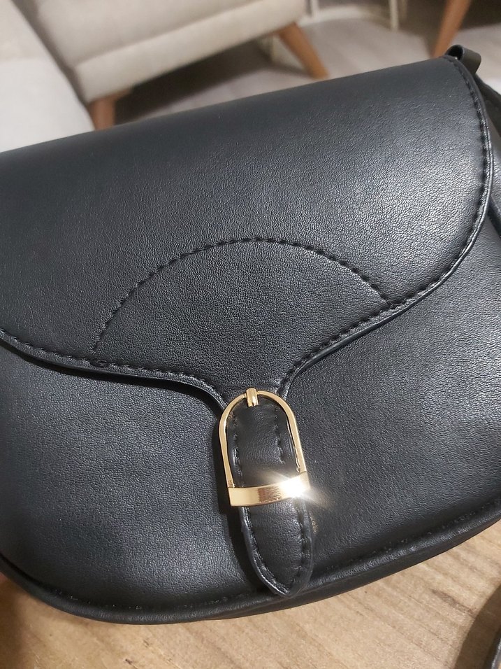 siyah mini çarpraz çanta - Görsel 2