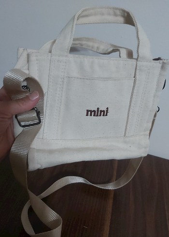 mini bez çanta - Görsel 5