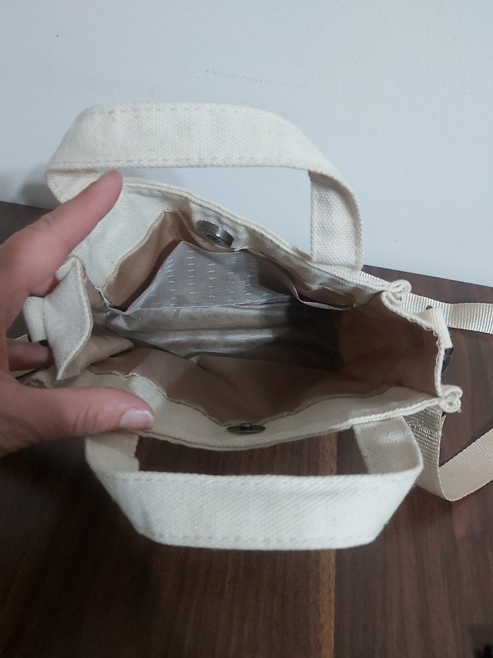 mini bez çanta - Görsel 3