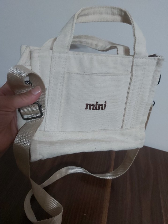 mini bez çanta - Görsel 5