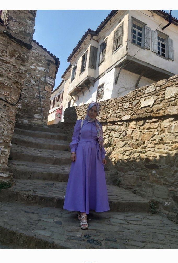 yazlık tesettür elbise - Görsel 2