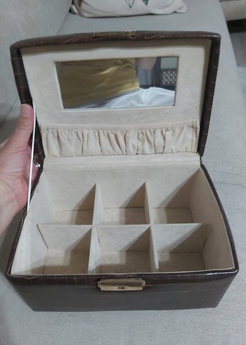 Beden Renk Kahverengi Vintage Deri organizer