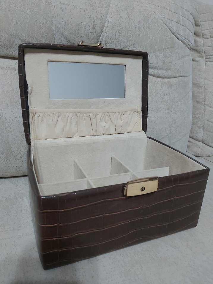 Kahverengi Vintage Deri organizer - Görsel 3