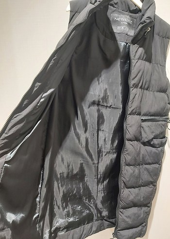 Siyah Fermuarlı Kadın Yelek - Görsel 6