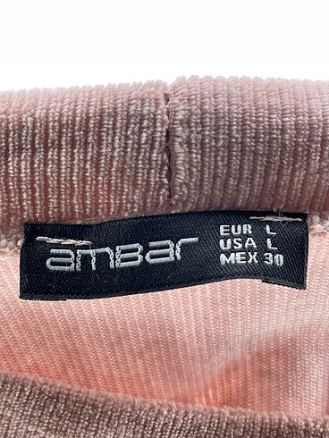 l Beden pembe Renk PreLoved Kazak / Triko %70 İndirimli.