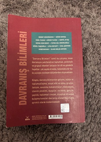 Davranış Bilimleri - Memet Zencirkıran - Görsel 2